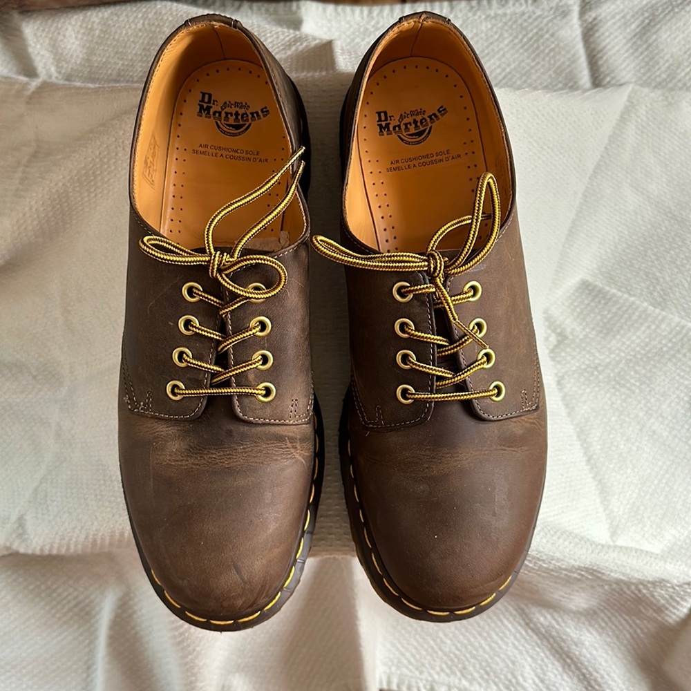 NWOT Dr. Martens 1461 Gaucho Crazy Horse Oxford, Size 12